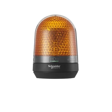 Harmony XVR, Illuminated beacon without buzzer, orange, 100mm, integral LED, 100...230V AC