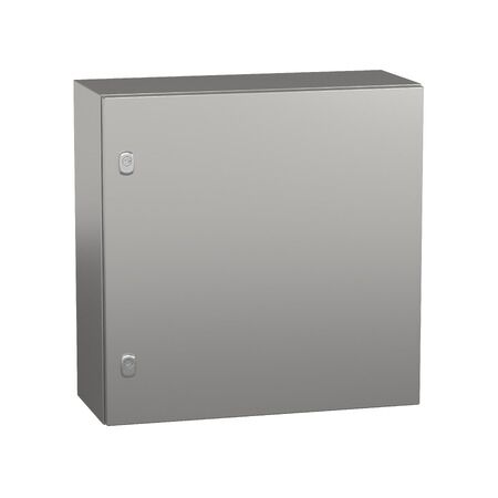 Spacial S3X, Wall mounted enclosure, stainless steel 304L, plain door, 600x600x250mm, IP66