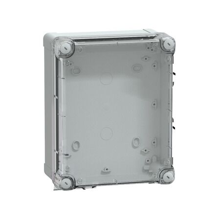 Thalassa, ABS box, IP66 IK07 RAL7035 Int.H275W225D80 Ext.H291W241D88 Transparent cover H40