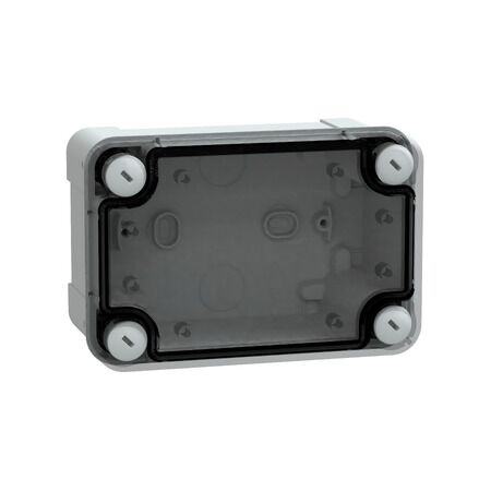 Thalassa, PC box, IP66 IK08 RAL7035 Int.H125W80D65 Ext.H138W93D72 Transp.cover H20