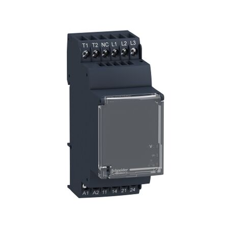 Harmony Control Relays, Modular motor voltage and temperature Control Relay, 5 A , 2 NO, 24..240 V AC/DC