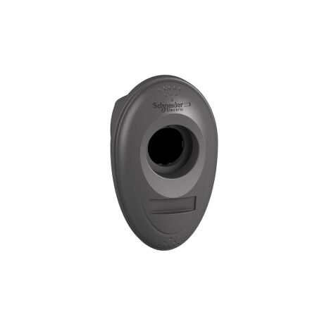 Harmony XB5R, Empty handy box, plastic, dark grey, 1 cut-out, 22mm