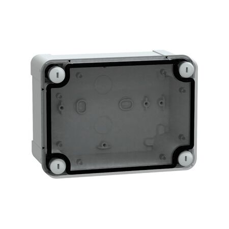 Thalassa, ABS box, IP66 IK07 RAL7035 Int.H150W105D80 Ext.H164W121D87 Transp.cover H20