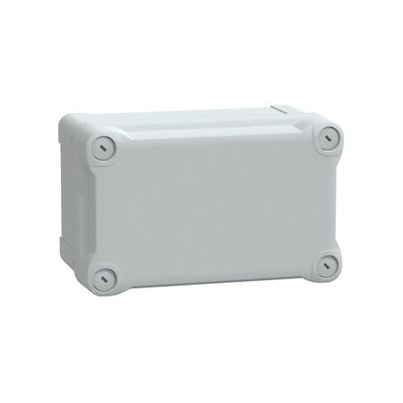Thalassa, PC box, IP66 IK08 RAL7035 Int.H175W105D100 Ext.H192W121D105 opaque PC cover H40