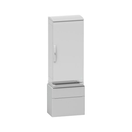 Thalassa, Polyester glassreinforced plinth, for enclosure PLAZ(T)53 front opening IP44-IK10 RAL7035