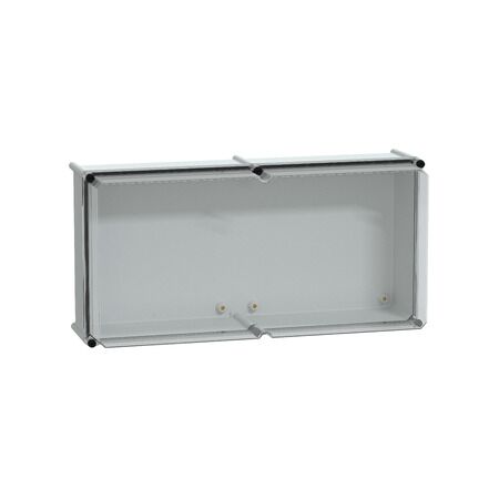 Thalassa, PLS box, polyester rear, transparent PC cover IP66 36x72x23cm