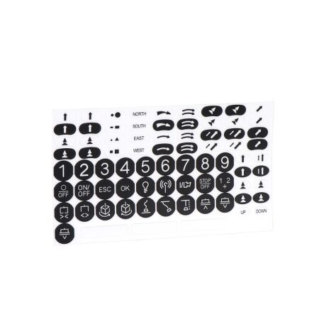 Harmony eXLhoist, Kit of adhesive labels for remote device, standard, black and white