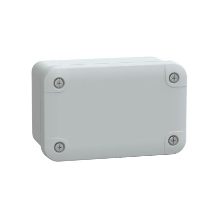 Thalassa, PC box, IP66 IK08 RAL7035 Int.H105W65D55 Ext.H116W74D62 opaque PC cover H10