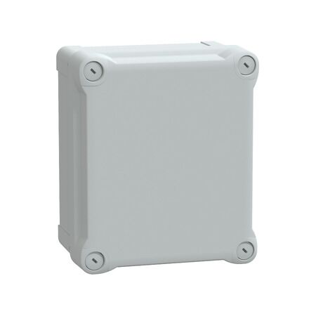 Thalassa, PC box, IP66 IK08 RAL7035 Int.H175W150D100 Ext.H193W164D105 opaque PC cover H40