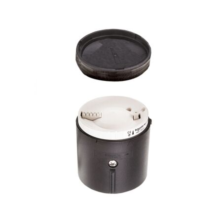 Harmony XVB, Base unit with cover, side cable entry, plastic, black, 70mm, AS-Interface connection