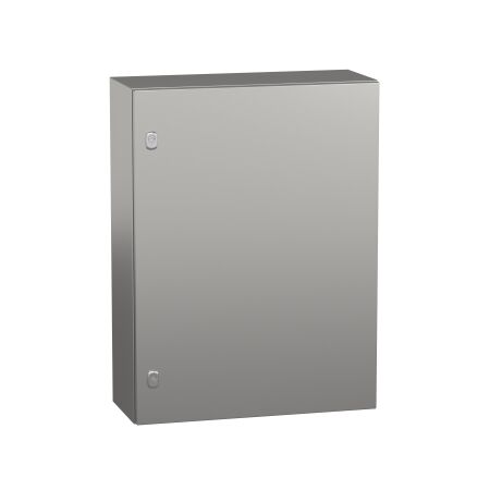 Spacial S3X, Wall mounted enclosure, stainless steel 304L, plain door, 800x600x250mm, IP66