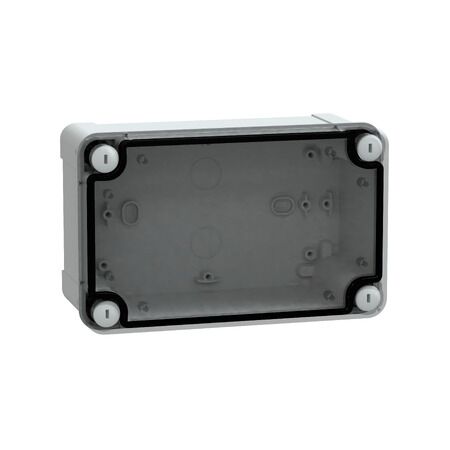 Thalassa, ABS box, IP66 IK07 RAL7035 Int.H175W105D80 Ext.H191W121D87 Transp.cover H20