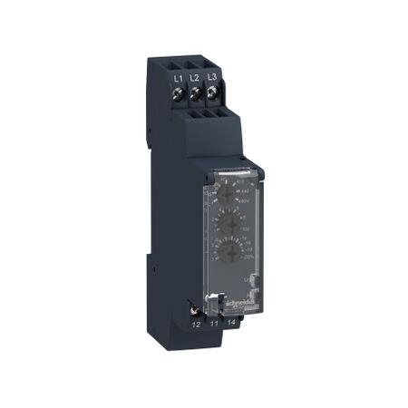 Harmony Control Relays, Modular multifunction 3-phase supply Control Relay, 5 A, 1 CO, 208...480 V AC