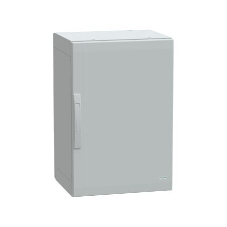 Thalassa, Floor standing polyester enclosure, Thalassa PLA, plain door, completely sealed, 750x500x420mm, IP65, IK10