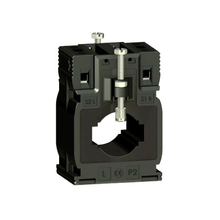 PowerLogic, Current transformer tropicalised, DIN mount 250 5 cables d. 27 - bars 10x32 15x25