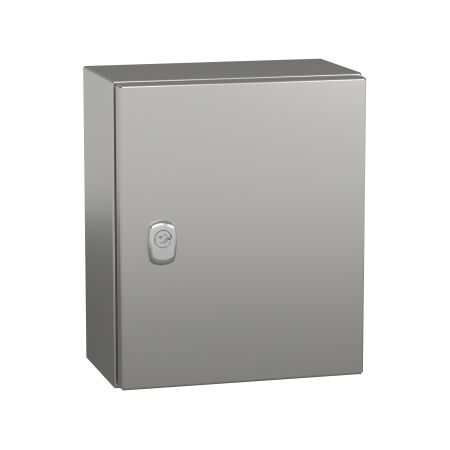 Spacial S3X, Wall mounted enclosure, stainless steel 304L, plain door, 300x250x150mm, IP66