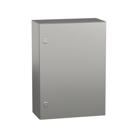 Spacial S3X, Wall mounted enclosure, stainless steel 316L, plain door, 700x500x250mm, IP66