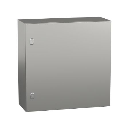 Spacial S3X, Wall mounted enclosure, stainless steel 316L, plain door, 600x600x250mm, IP66