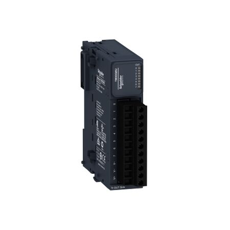 Modicon TM3, Discrete output module, 8 outputs transistor NPN (screw)