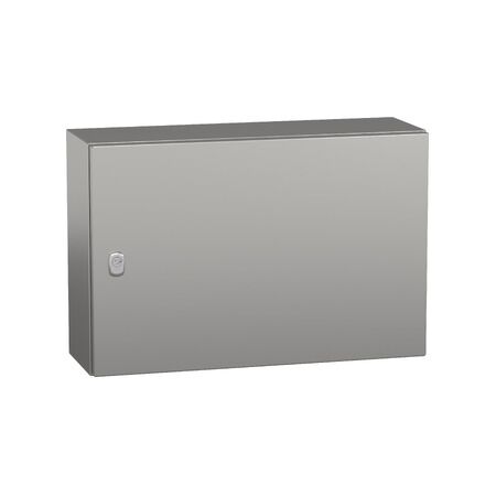Spacial S3X, Wall mounted enclosure, stainless steel 316L, plain door, 400x600x200mm, IP66