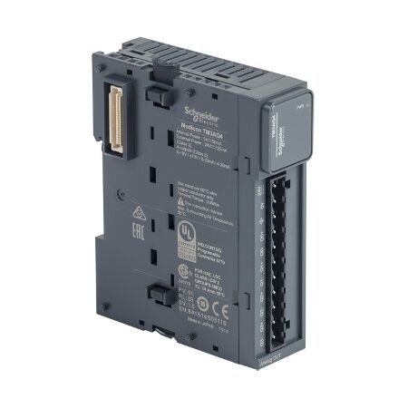 Modicon TM3, Analog output module, 4 outputs (screw) 24 VDC