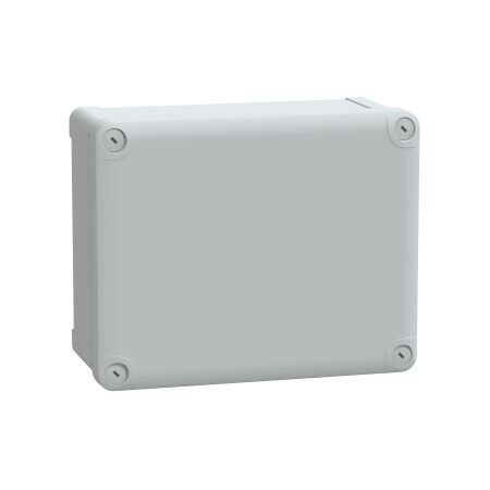 Thalassa, PC box, IP66 IK08 RAL7035 Int.H225W175D100 Ext.H241W194D105 opaque PC cover H40