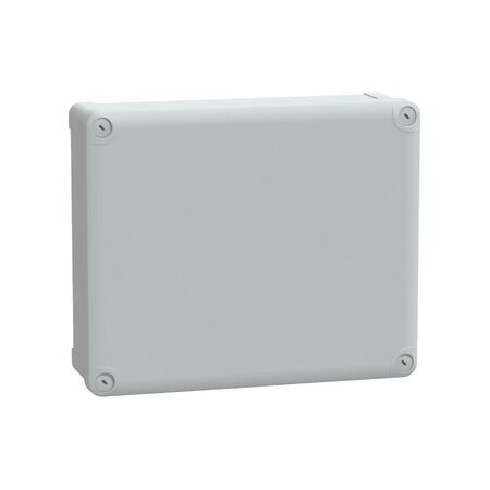 Thalassa, PC box, IP66 IK08 RAL7035 Int.H275W225D80 Ext.H291W241D88 opaque PC cover H20