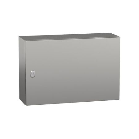 Spacial S3X, Wall mounted enclosure, stainless steel 304L, plain door, 400x600x200mm, IP66