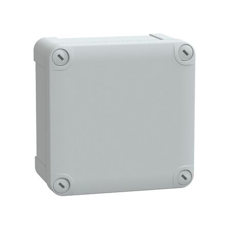 Thalassa, PC box, IP66 IK08 RAL7035 Int.H105W105D55 Ext.H116W116D62 opaque PC cover H10