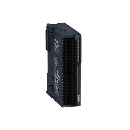 Modicon TM3, Discrete output module, 16 outputs transistor NPN (screw)