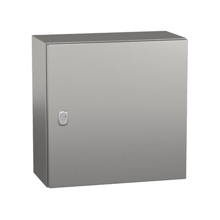 Spacial S3X, Wall mounted enclosure, stainless steel 304L, plain door, 400x400x200mm, IP66