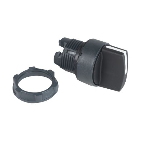 Harmony XB5, Selector switch head, plastic, black, 22mm, 2 positions, stay put