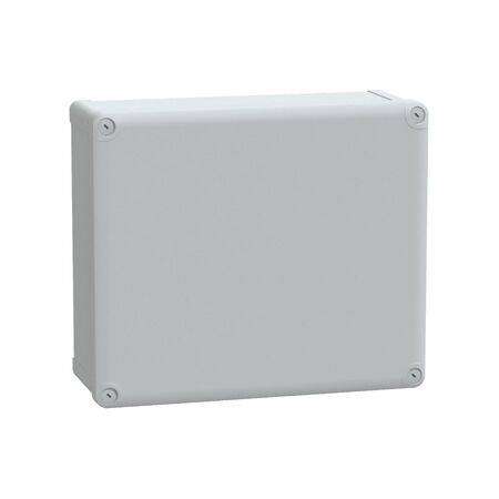 Thalassa, PC box, IP66 IK08 RAL7035 Int.H325W275D120 Ext.H341W291D128 opaque PC cover H20