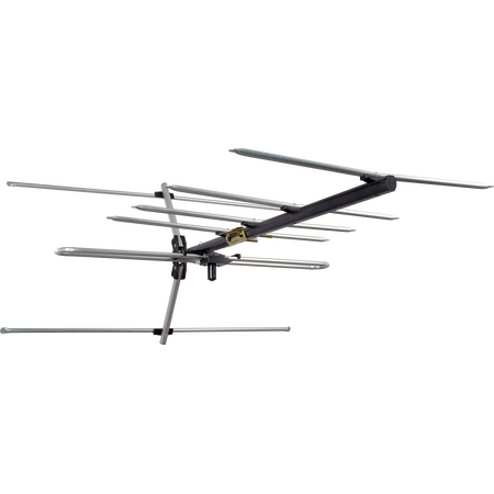 Digitek LTE Series 7 Element Metropolitan Premium YAGI VHF Antenna with Vertical Standoff Bracket - 01DV307LW