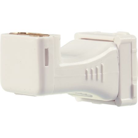Digitek HDMI Female to HDMI Female Right Angle 4K@60Hz Insert - White - 05BC6RV2