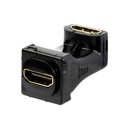 Digitek HDMI Female to HDMI Female Right Angle Insert - Black - 05BC6RBK