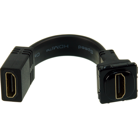 Digitek HDMI Female to HDMI Female 4K@60Hz Insert with Tail - Black - 05BC6TBKV2
