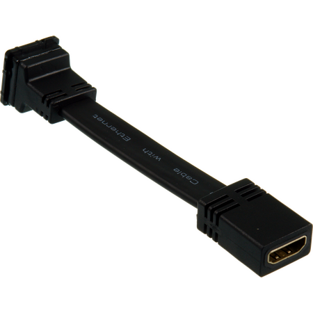 Digitek HDMI Female to HDMI Female 4K@60Hz Insert with Tail - Black - 05BC6TBKV2