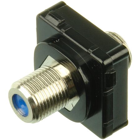 Digitek F Type Female to F Type Female Insert With 3GHz Barrel - Black - 05BCFF3BK
