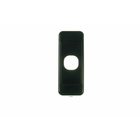 Digitek 1 Gang Architrave Wallplate - Black - 05DAWP01BK
