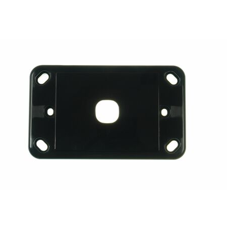 Digitek 1 Gang Wallplate (No Mech) - Black - 05DWP01BK