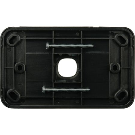Digitek 1 Gang Wallplate (No Mech) - Black - 05DWP01BK