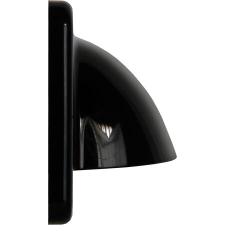 Digitek Media Style Wallplate (Bullnose) - Black - 05DWPMBK