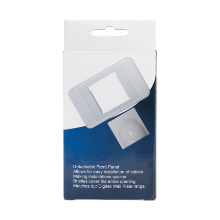 Media Wall Plate with Detachable Front Panel - 05DWPMD