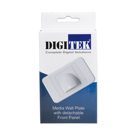 Media Wall Plate with Detachable Front Panel - 05DWPMD