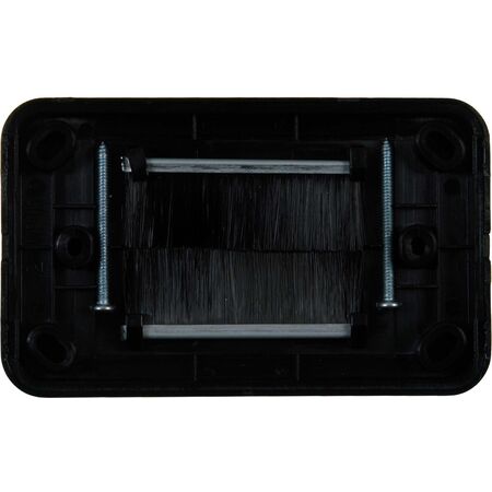 Digitek Media Style Wallplate (Flat) - Black - 05DWPMFBK