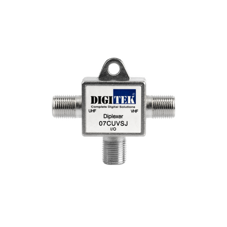 Digitek Indoor Diplexer F Type VHF/UHF - 07CUVSJ