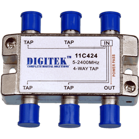 Digitek 4 Drop 24dB 5-2400Mhz Coupler - 11C424