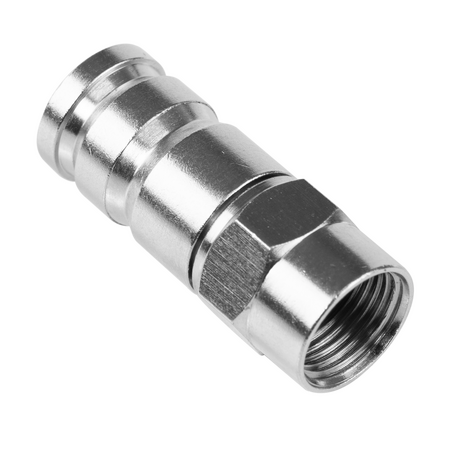 RG6 F Type Compression Connector - 12B6FC