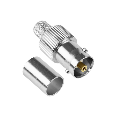 Digitek BNC RG6 Female Crimp Connector - 12E6F